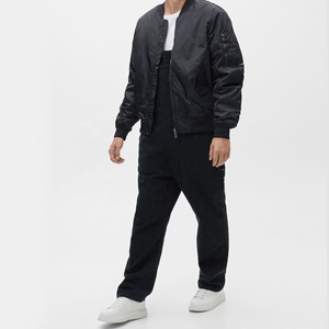 Blouson aviateur d'hiver unisexe de haute qualité, nouveau design, fermeture éclair, toile coupe-vent, durable - Product Image 3