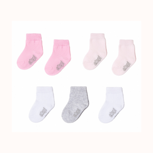 Meilleure vente en gros Ensemble cadeau de chaussettes Ellepi pour bébé avec 7 paires de chaussettes en coton et élasthanne pour garçons et filles - Product Image 3