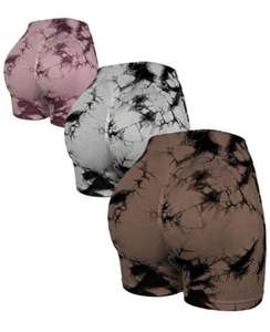 Shorts de Yoga de Cintura Alta para Mujer, Personalizables, de Nailon y Elastano, Cintura Elástica, Diseño Sólido, Calidad Premium, Elásticos en Cuatro Direcciones - Product Image 1