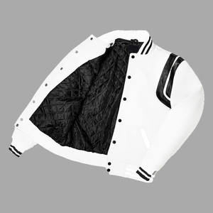 Veste d'université baseball vintage en polyester personnalisée OEM Vestes coupe-vent pour jeunes avec logo personnalisé pour hommes - Product Image 5