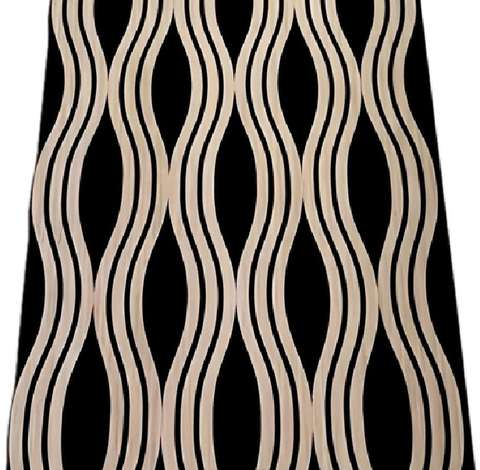 Special-Shaped 3D MDF Polyestic Felt Pet Acoustic Wood Panel Solid Wood Partition Wall Panel for Interior Decoration for Hotels