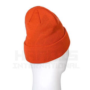 หมวกบีนนี่แฟชั่นสำหรับผู้ชาย,หมวกบีนนี่หมวกสีล้วนสำหรับฤดูหนาวราคาขายดีที่สุด - Product Image 2