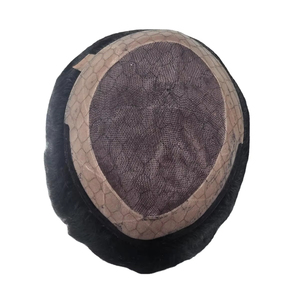 Taz cheveux de haute qualité indien vague d'eau perruque hommes doux Mono Base toupet système fabriqué au Bangladesh écologique léger en vrac - Product Image 1