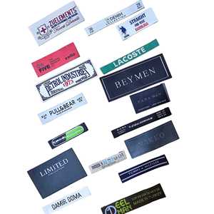 High Quality Custom Washable Metal Woven Clothing Labels for Garments & Textiles Premium Fabric Crafts in Roll Shape Stitch - Product Image 1