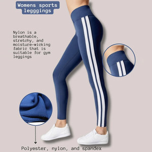 Vente en gros Vêtements de sport taille haute personnalisés pour femmes Pantalon de yoga extensible avec contrôle du ventre Style décontracté pour la salle de sport - Product Image 6