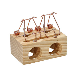 Piège à souris en bois 2 trous Ø/28 mm. - Product Image 3