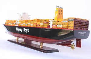 HAPAGG LLOYDD COLOMBO EXPRESS MODÈLE BATEAU EN BOIS MODÈLE ARTISANAT EN BOIS quantité minimale de commande BASSE DU FABRICANT DU VIETNAM - Product Image 2