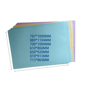 3-ply 48gsm 50gsm 55gsm 60gsm màu xanh mịn gỗ bột giấy carbonless giấy trong tờ cho tập tin giấy chứng nhận tài liệu hình thức đăng ký - Product Image 5