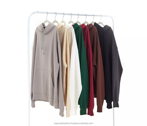 Logo personnalisé pulls à capuche pour hommes 100% coton et polyester sweat à capuche lourd haute qualité grande taille hommes sweats à capuche et sweatshirts - Product Image 4