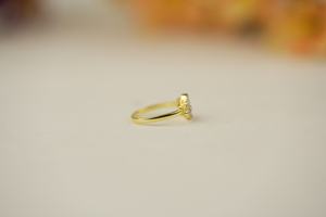 Romantique Lab Grown Diamond Ring Round Cut VS1 IGI SGL Certified Gold Rose Gold Silver Engagement Wedding Jewelry Distributor - Product Image 3