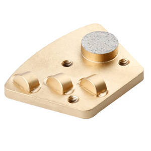 Outil trapézoïdal PCD à triple demi-ronde fileté M6 avec support à barre unique pour le retrait de peinture époxy, colle et mastic - Product Image 2