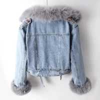 Veste en jean unisexe respirante et écologique à séchage rapide, style streetwear, avec lettres sur le devant, personnalisable OEM, vente en gros