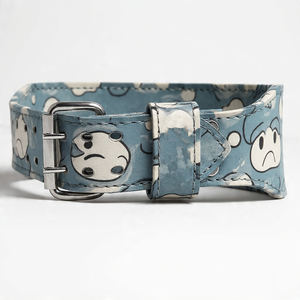 Cinturón de Cuero Vacuno Resistente, Suave y Fuerte, con Estampado de Anime, Doble Hebilla, para Gimnasio y Levantamiento de Pesas - Product Image 2