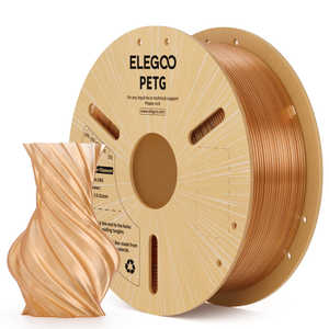 Filamento PETG Translúcido ELEGOO de 1.75mm de Diámetro para Impresoras 3D y Modelado - Product Image 6