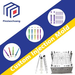 قالب حقن بلاستيكي طبي لصنع إبر الحقن، قالب سيليكون لبرميل حقنة 3 مل للبيع لجهاز الري بالحقن - Product Image 2