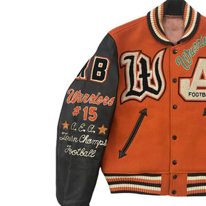 Chaquetas Varsity de Lana de Alta Calidad para Hombre y Mujer, Antibacterianas, Estilo Nuevo, Cuello Alto, Todas las Tallas y Colores - Product Image 3