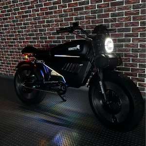 Vélo électrique haut de gamme Owayebike 2025, origine américaine, batterie 60 Ah, autonomie 140 km, roues 20*5 pouces, adulte, Black Warrior, DIY, industriel, 1 - Product Image 1