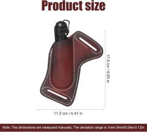 Étui à couteau en cuir pleine fleur imperméable réglable haute capacité, couteau de poche, logo personnalisé OEM, vente chaude - Product Image 5
