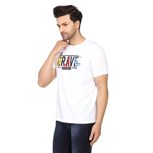 Orienté vers l'exportation de qualité supérieure de marque élégant t-shirt pour hommes conception personnalisée col en O à manches courtes imprimé t-shirt décontracté pour hommes - Product Image 4