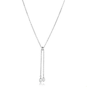 Collier à breloques artisanal moderne et tendance, design lariat avec perles, fabrication turque, argent sterling 925, mariage, fiançailles, fête - Product Image 5