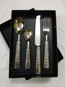 Elegant Handmade Metal Cutlery <b>Set</b> Customized Design <b>for</b> Weddings and Catering Direct From India Supplier & Exporter - Product Image 3