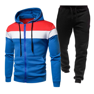 Chándal con logotipo personalizado, ropa de calle, chándales de algodón 100% para hombre, conjunto ligero para correr al aire libre de secado rápido - Product Image 1