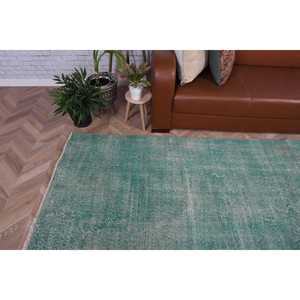 พรมวินเทจขนาด 6.9x10.3 ฟุต พรมตุรกีขนาดใหญ่ พรมลายจุดสีน้ำเงิน - Product Image 3