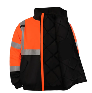 Chaqueta DE SEGURIDAD reflectante impermeable para el trabajo chaqueta de seguridad baja Moq alta calidad a prueba de viento cálida chaqueta de protección de seguridad - Product Image 1