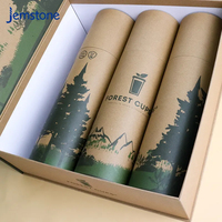 Revestimiento de papel de aluminio reciclado impreso personalizado, regalo de té suelto, embalaje magnético de chocolate, caja de regalo de lujo para pequeñas empresas