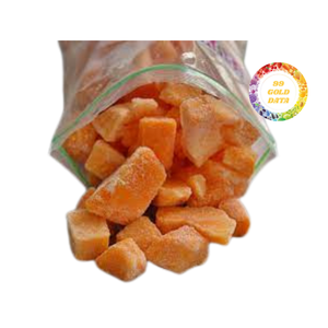 มะละกอแช่แข็งคุณภาพสูงผลิตจากผลไม้ที่คัดสรรมาอย่างดีรักษาสีและรสชาติดั้งเดิมไว้หลังจากละลายแล้ว - Product Image 1