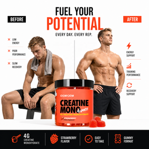 Gummies de créatine monohydrate certifiées GMP à marque privée, 5g de puissance, sans sucre, véganes, pour la <span class=keywords><strong>musculation</strong></span> - Product Image 3