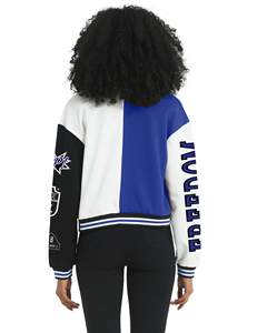 แจ็กเก็ตทีมกีฬาของผู้หญิงมาใหม่เสื้อแจ็กเก็ตผู้หญิงแบบระบายอากาศลายสีพื้นเสื้อแจ็กเก็ตมาร์ซิตี้ออกแบบได้ตามต้องการ - Product Image 6