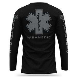 T-shirt de performance PARAMEDIC à la mode classique pour hommes, t-shirts imprimés en tissu de qualité supérieure avec logo personnalisé - Product Image 6