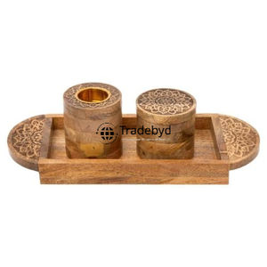Tradebyd-Soporte de madera clásico con tapa extraíble para quemar incienso aromático en casa, cómodo y seguro - Product Image 5