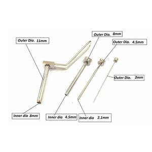 Kit professionnel d'instruments chirurgicaux orthopédiques à trocart canulé en acier inoxydable SURGINEXA SOA-55479872912, à usage manuel - Product Image 5