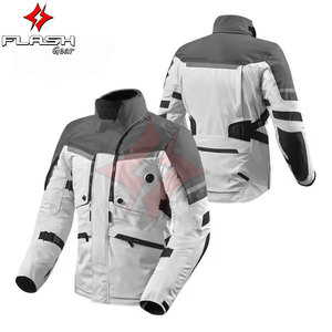 Chaqueta de moto de cuero Cordura genuino para hombre y mujer, paneles reflectantes, abrigo de motorista para motociclista, acolchado protector - Product Image 3