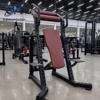 Máquina de Abdominales de Alta Resistencia con Rodillos de Espuma y Plataformas para Pies, para Entrenamiento de Fuerza del Core en Gimnasios Comerciales