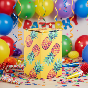 CreaBox PB-037 Personalized Promotional <b>Party</b> Supplies Customizable Merchandising <b>Box</b> - Product Image 3