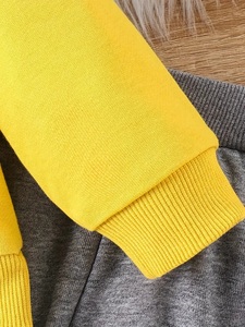 ชุดสเวตเตอร์คอกลมแขนยาวพิมพ์ลายตัวอักษรสำหรับเด็กวัยหัดเดินเสื้อผ้า2025 - Product Image 2