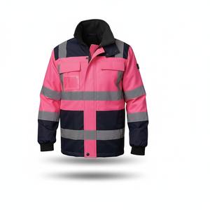 Camisa de Trabajo de Seguridad de Alta Visibilidad para Mujer, Duradera, Transpirable, Reflectante, con Botones, Personalizable con Impresión Digital de Marca - Product Image 4