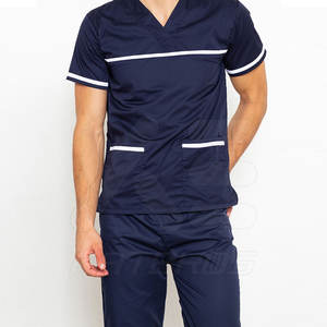 Service OEM – Dernier design – Tenues et ensembles médicaux légers en coton/polyester avec détection d'aiguilles – Unisexe – Usage hospitalier – En stock - Product Image 6