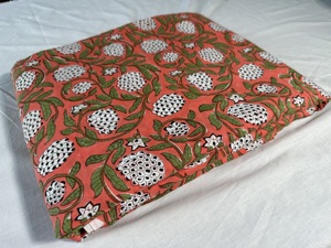 Tela de Algodón Ligera de Primera Calidad, Tejida, con Estampado Indio Hecho a Mano, para Vestidos de Mujer, Cortinas, Fundas, Niñas - Product Image 4