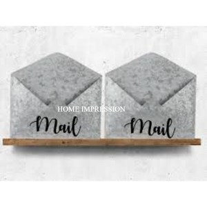 กล่องจดหมายของตกแต่งคริสต์มาสของซานต้ากล่องจดหมายของขวัญตกแต่งด้วยสี่เหลี่ยมผืนผ้าเคลือบสีดำ - Product Image 5