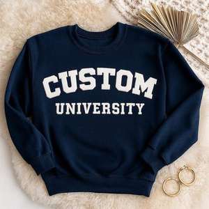 Nueva sudadera Unisex personalizada con texto Puff, Sudadera con capucha transpirable con estampado en relieve elevado, regalo perfecto para hombres y mujeres - Product Image 6