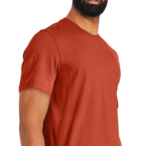 Camisetas de Manga Corta con Cuello Redondo para Hombre, 100% Poliéster, Estilo Casual Deportivo, 180 Gramos, Logotipo Personalizado, OEM de Fábrica - Product Image 2