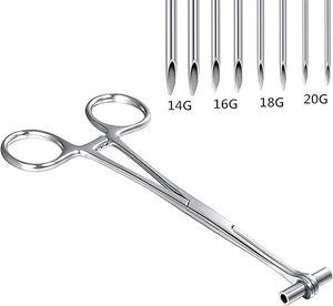 Surgical Stainless Steel Body <b>Piercing</b> Septum Tools <b>Clamp</b> 16 cm - Product Image 1