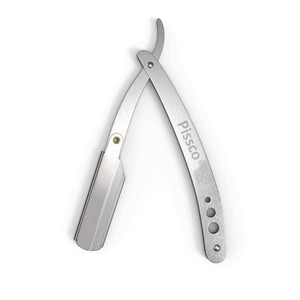 Navaja de Afeitar Plegable de Seguridad para Barbería, Soporte para Navaja de Afeitar Recta, Herramienta de Barbería para Salón, Fabricada por Pissco Pakistán - Product Image 4