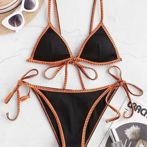 ชุดบิกินี่สำหรับผู้หญิงชุดว่ายน้ำชายหาดออกแบบได้ตามต้องการมีโลโก้ - Product Image 1