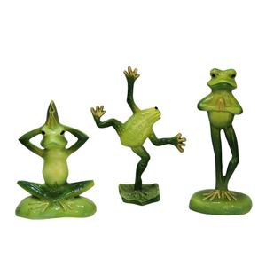 Figurine grenouille en métal de luxe moderne pour la décoration intérieure Article de décoration de maison de couleur verte pour la maison et la chambre - Product Image 4