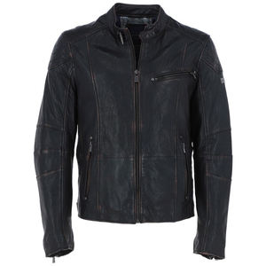 Veste en cuir pour homme, vente chaude, nouvelle mode, veste en cuir pour homme, veste en cuir coupe-vent, US$32-35 - Product Image 1